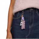TOUS   LLAVERO BOLD BEAR LOGOS LILA  MULTI  