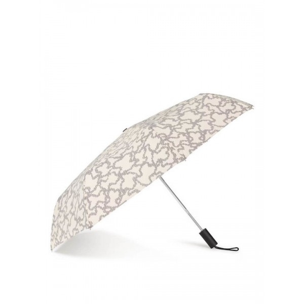 TOUS   PARAGUAS PLEGABLE K PIX  BEIGE 
