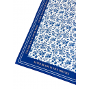 LE PANDORINE   BEACH TOWEL 23XPELCL-03-BLUE FLOWERS 