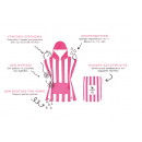 DOCK AND BAY    KIDS CABANA  PHI PHI PINK SMALL