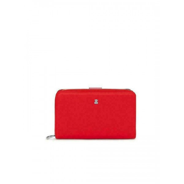 TOUS   BILLETERA M NEW DUBAI SAF TRI   ROJO 