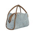 LE PANDORINE   VICKY MEDIUM BAG 23XPELAU-05- LIGHT BLUE DENIM 