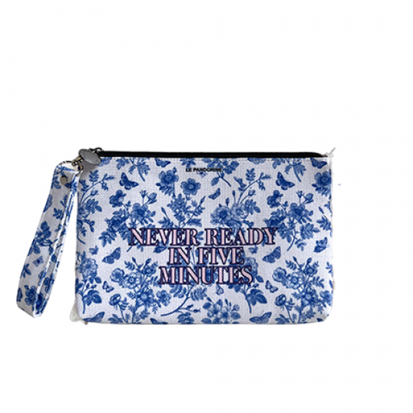 LE PANDORINE   MARINA POCHETTE 23XPELCF-02-BLUE FLOWER 