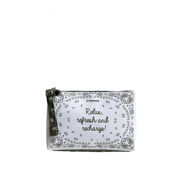 LE PANDORINE   YOKO POCHETTE 23XPELCP-04-GREEN 