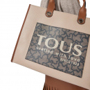 TOUS   SHOPPING XL AMAYA  K ICON MARRON BEIGE 
