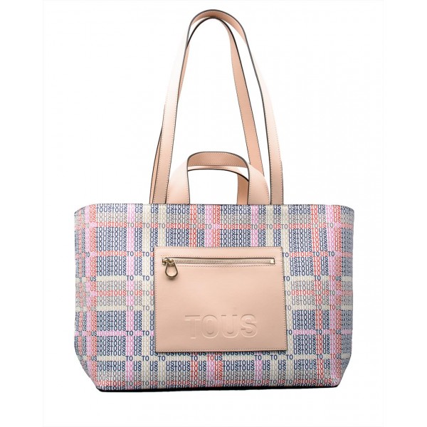 TOUS   CAPAZO M. T CECILIA MULTI BEIGE ROJO 
