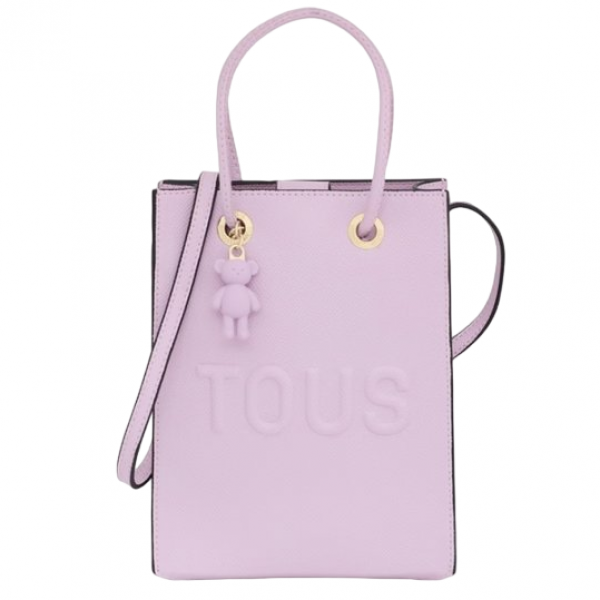 TOUS   MINI BOLSO POP T  LA RUE MALVA OSCURO 