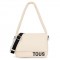 TOUS   BANDOLERA M T CAROL  BEIGE 