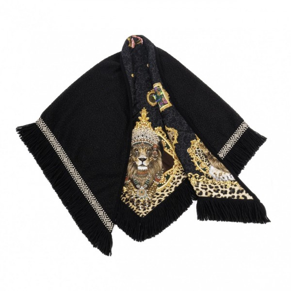 KATHERINA LORETTA   BOUCLE JUNGLE ART SCARF PON -011 