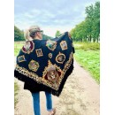 KATHERINA LORETTA   BOUCLE JUNGLE ART SCARF PON -011 