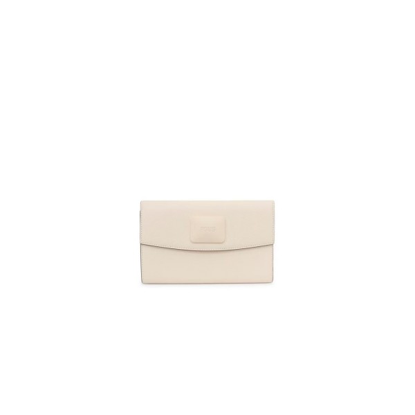 TOUS   BILLETERA L FLAP T LUCIA  BEIGE 