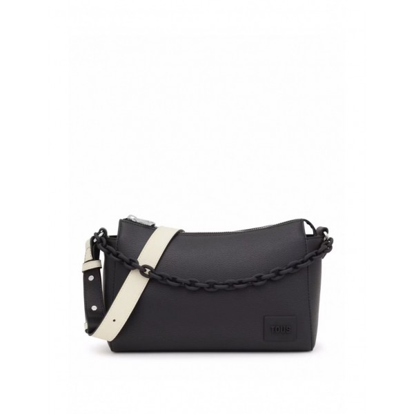 TOUS   BANDOLERA M. TOUS AMANDA  NEGRO BEIGE 